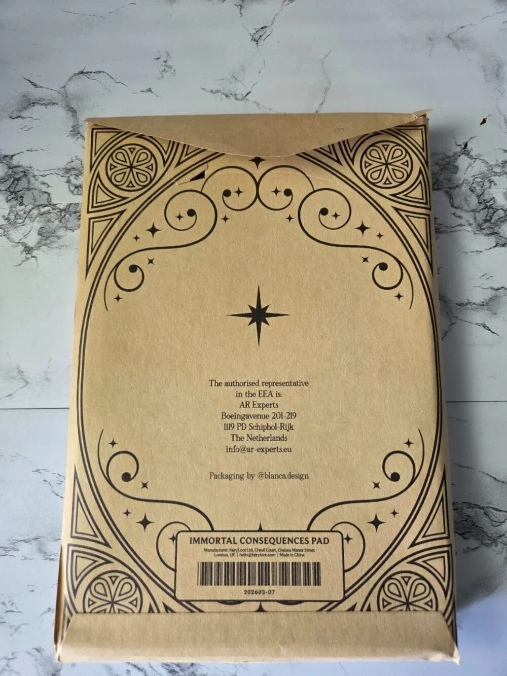 Fairyloot Immortal Consequences Inspired Monthly Memo Pad